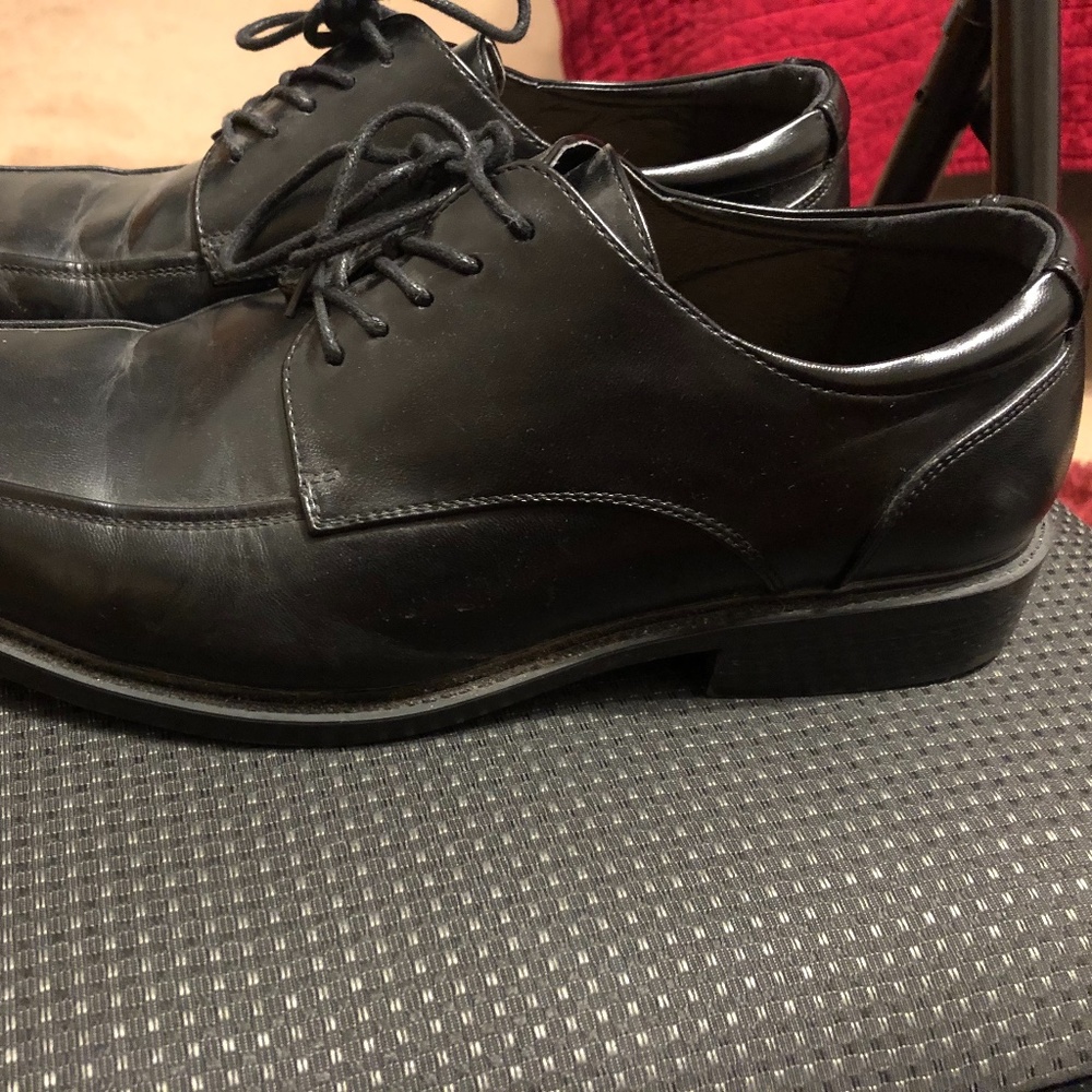 CROFT & BARROW MEN'S ORTHOLITE 10.5 WIDE BLACK